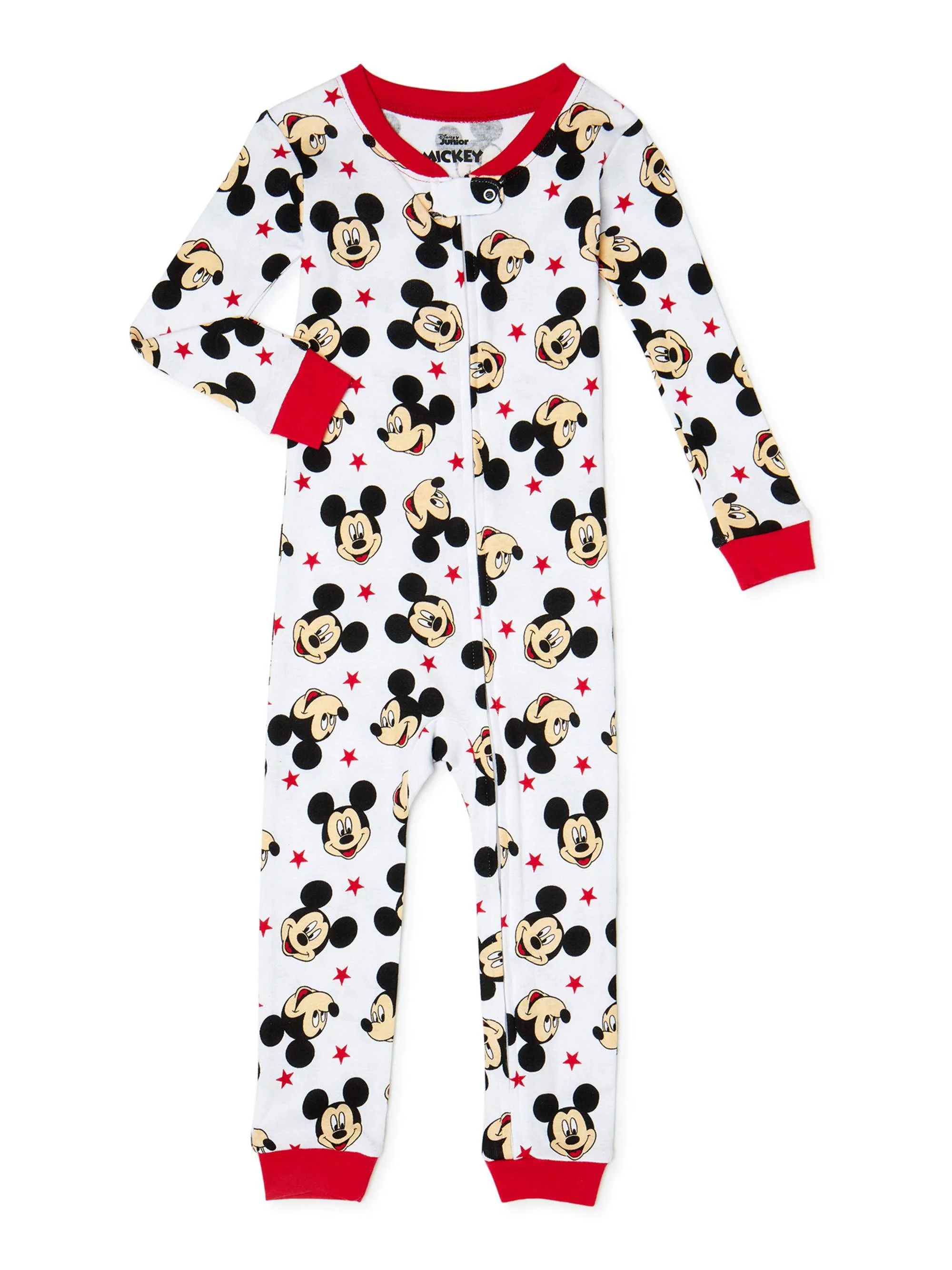 Mickey Mouse Infant & Toddler Boys Footless Pajama Blanket Sleeper, Sizes 12M-5T - Walmart.com | Walmart (US)