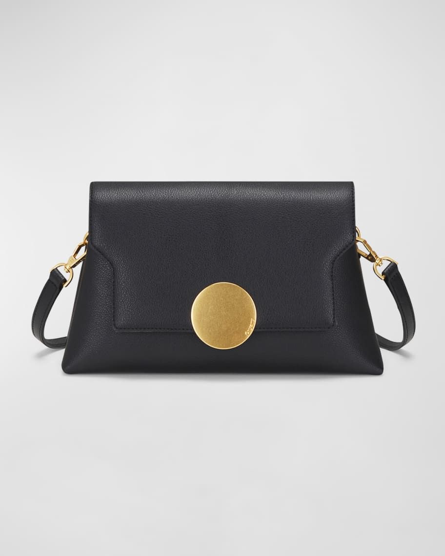 Lottie Flap Leather Crossbody Bag | Neiman Marcus