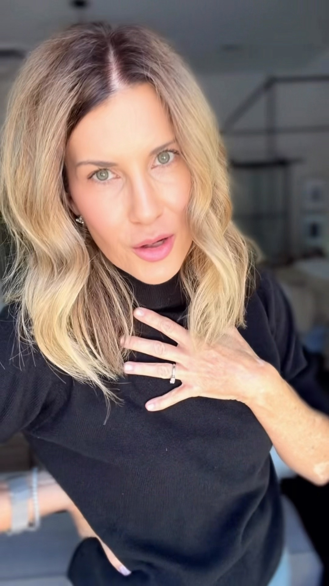 Wearing a medium in Walmart cashmere turtleneck so good #walmartstyle

#LTKOver40