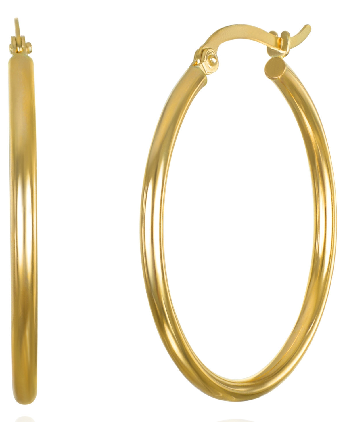 Macy's Hoop Earrings in 10k Yellow Gold - Yellow Gold | Macy's