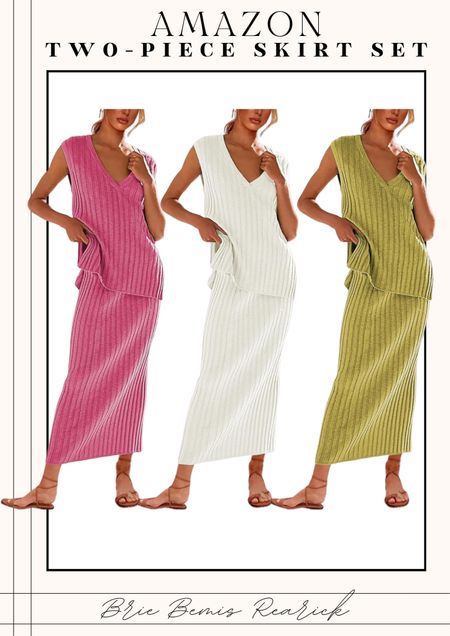 Amazon Two Piece Skirt Set 

#LTKstyletip #LTKfindsunder100 #LTKfindsunder50