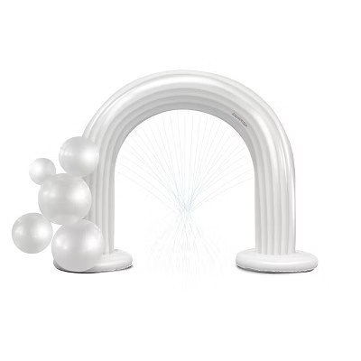 MINNIDIP Exclusive Resort Collection Garland Arch Play Sprinkler - Iridescent Pearl: Portable, Inflatable Fun for Kids | Target