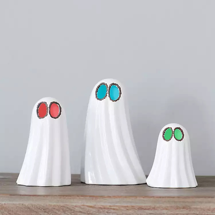 LED Resin Ghosts, Set of 3 | Kirkland's Home