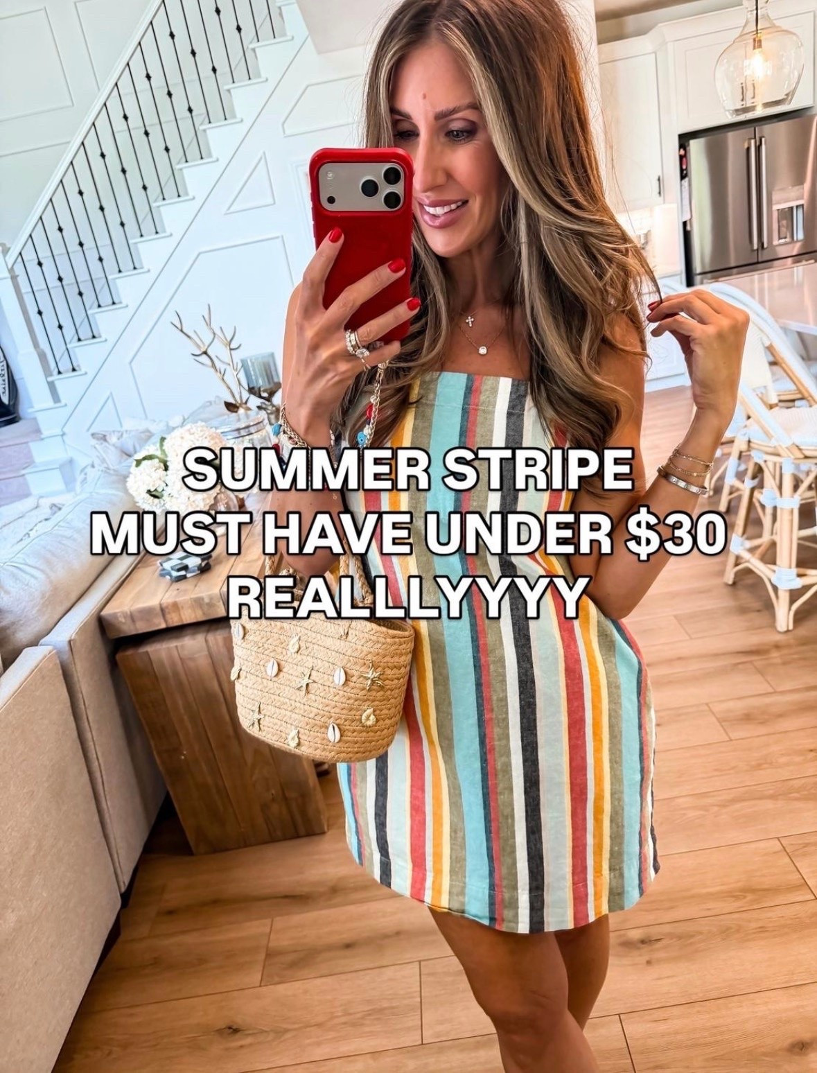 This striped mini dress is under $30 and looks so much more expensive than it is. The colorful stripe pattern is perfect for summer, and it’s an easy throw on piece for vacations, brunch, beach days, or casual dinners.

striped dress, summer dress, affordable fashion, vacation outfit, colorful dress, mini dress, beach vacation style, casual summer outfit, dresses under $30, themominstyle

#LTKootd #LTKSeasonal #LTKOver40