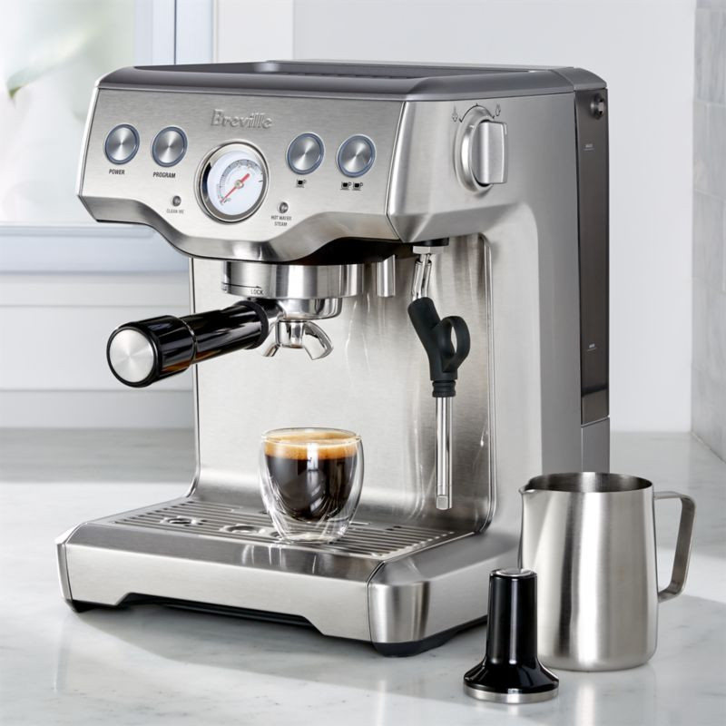 Breville Infuser Espresso Machine + Reviews | Crate and Barrel | Crate & Barrel