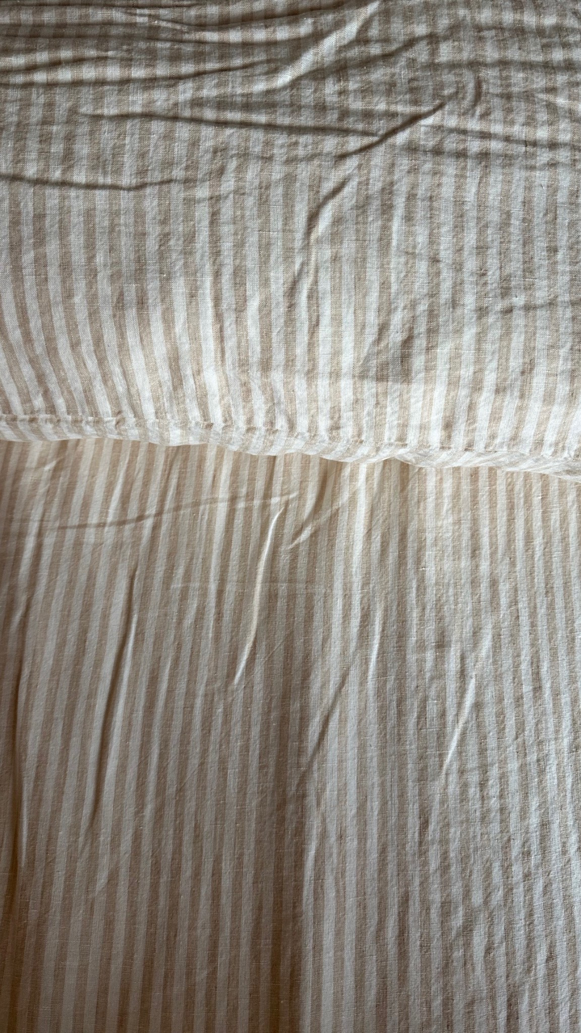 My favorite striped European linen sheets from quince! 

#LTKHome