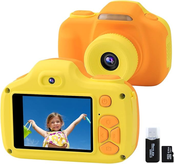 JOYTRIP Kids Camera, Selfie Digital Cameras Gifts for Boys Girls 3 4 5 6 7 8 9 yrs old, 12MP 1080... | Amazon (US)