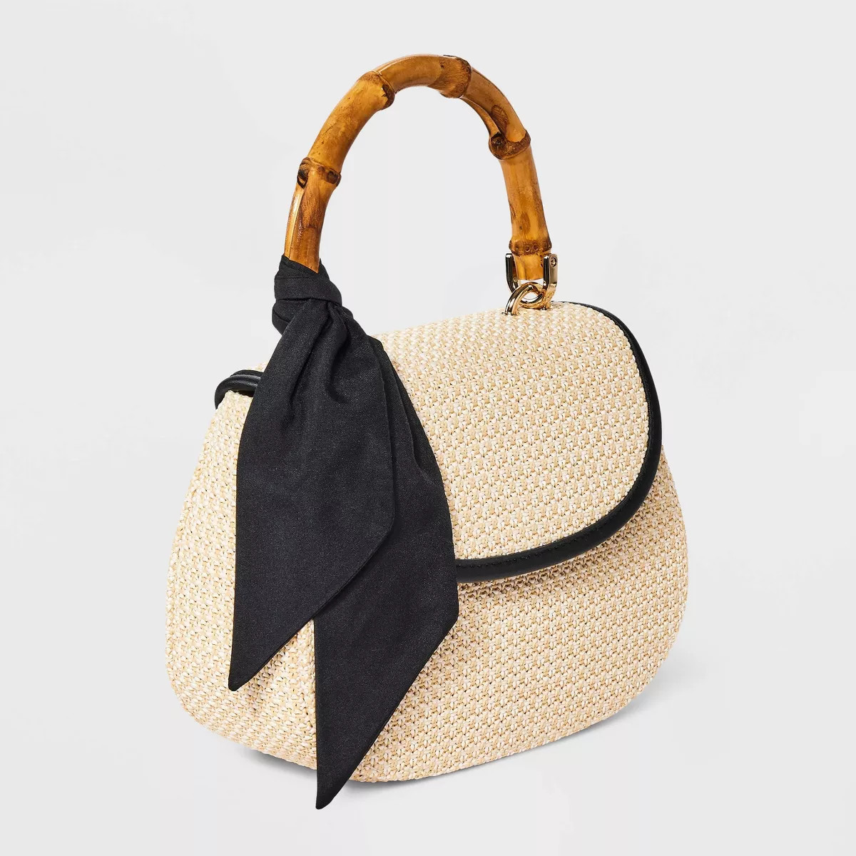 Bamboo Top Handle Handbag - A New Day™ | Target