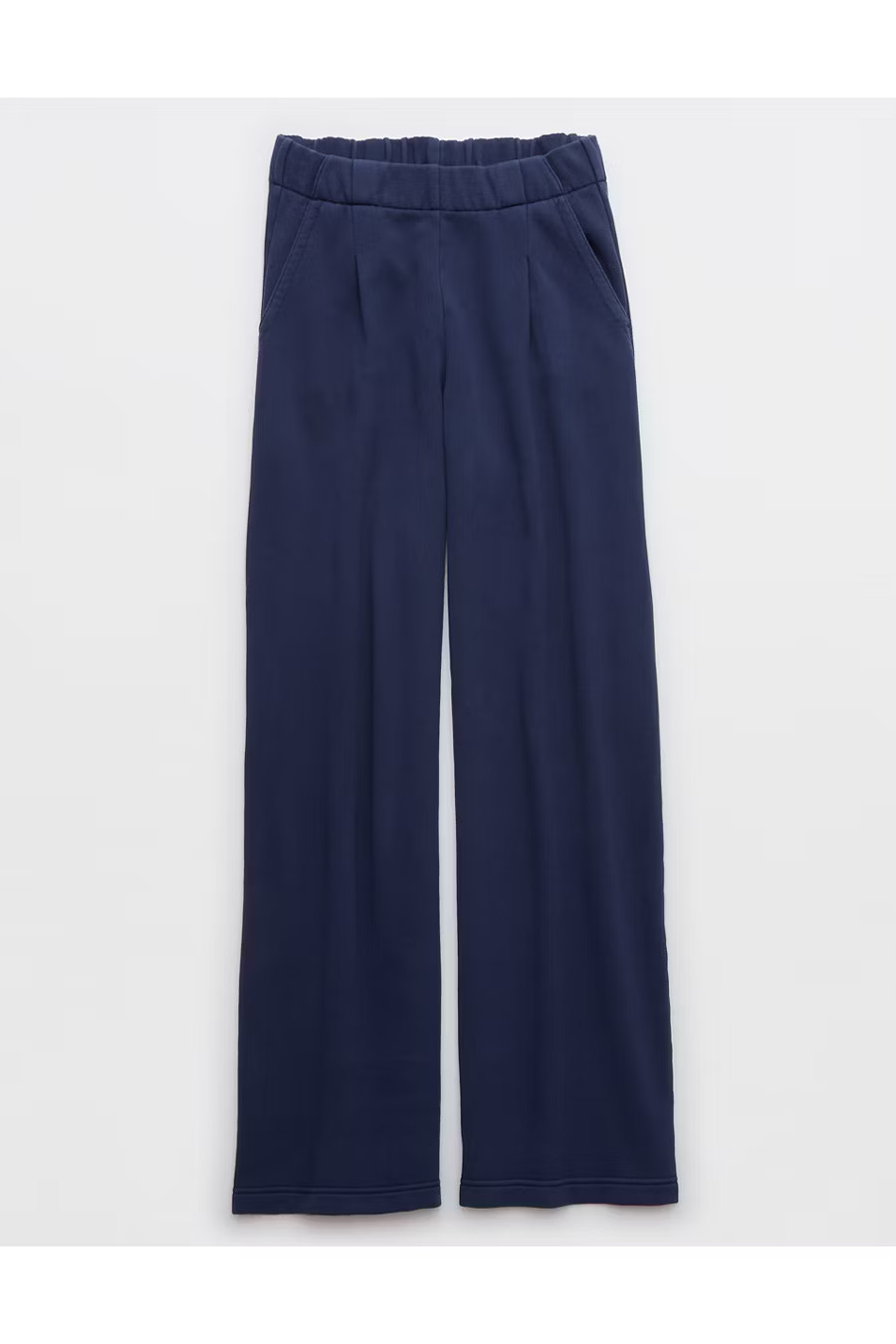 Aerie New Heights Trouser Women's Navy L | Aerie