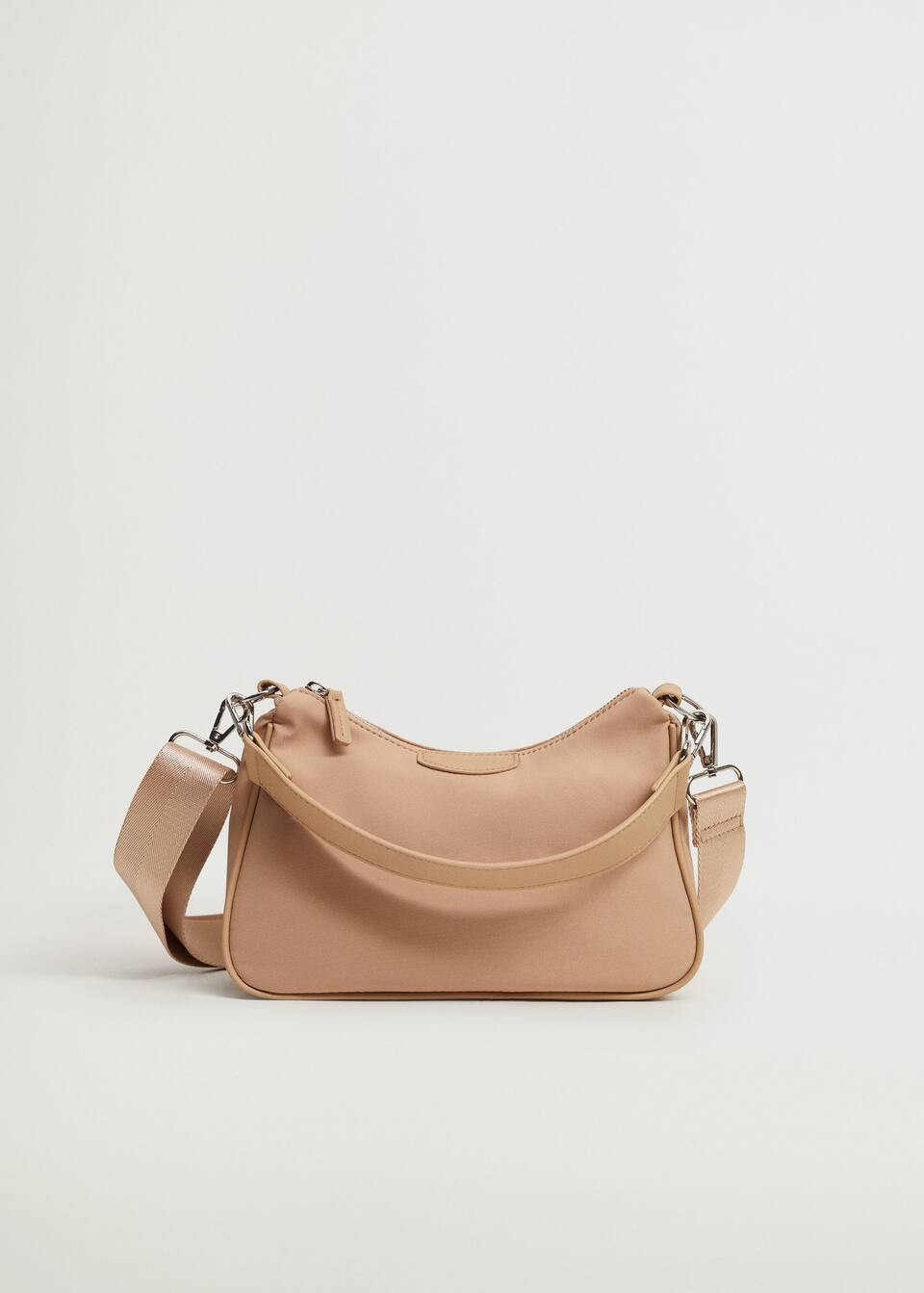 Double handle baguette bag | MANGO (US)