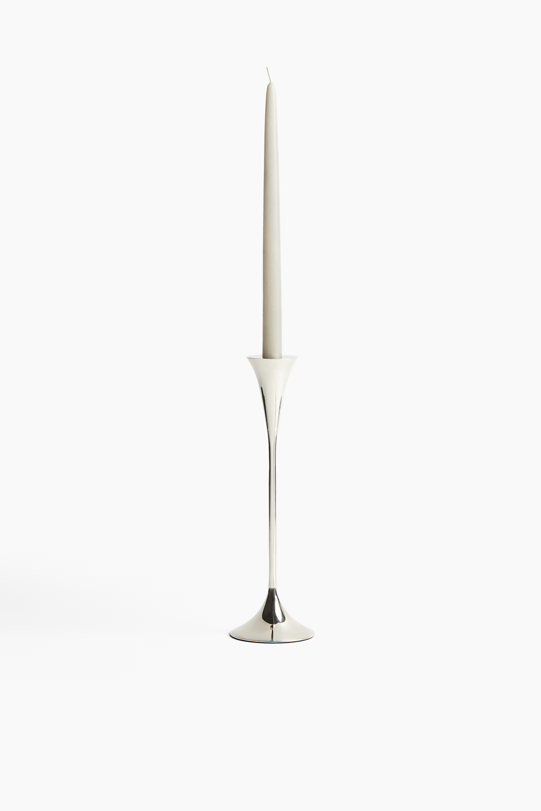 Metal Candleholder - Silver-colored - Home All | H&M US | H&M (US + CA)