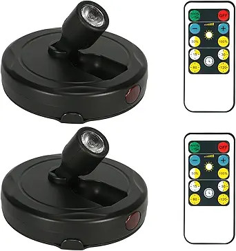 Wireless Spotlight Battery Operated, LED Display Puck Lights, Dimmable Accent Lighting with Remot... | Amazon (US)