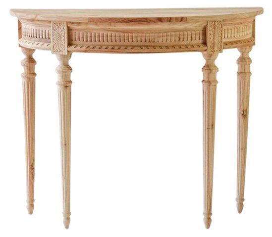 Camille Demilune Console, Natural | One Kings Lane