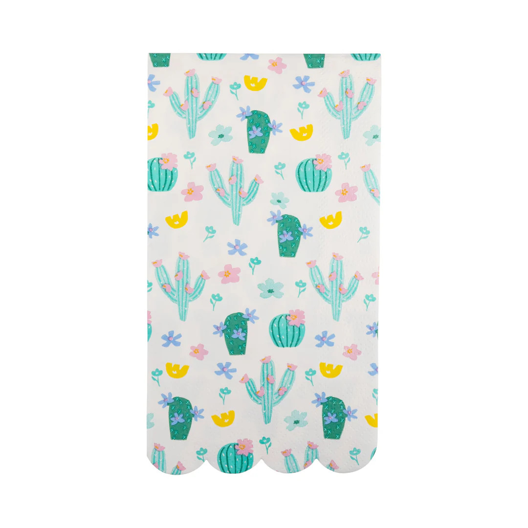 Fiesta Cacti Pattern Dinner Napkin | My Mind's Eye