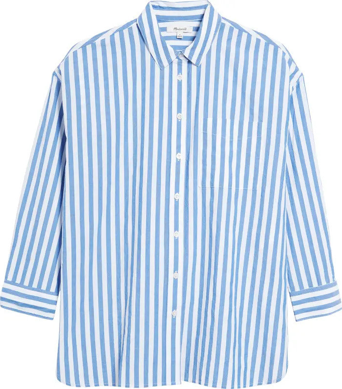 Madewell Signature Oversize Button-Up Shirt | Nordstrom | Nordstrom