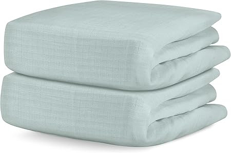 Newton Baby Organic Fitted Crib Sheets (2-Pack) - 100% Breathable and Ultra-Soft, 100% Organic Mu... | Amazon (US)