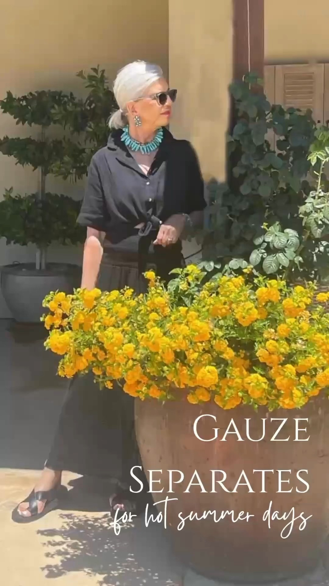 Airy Gauze Looks for Summer
#summergauze #gauze