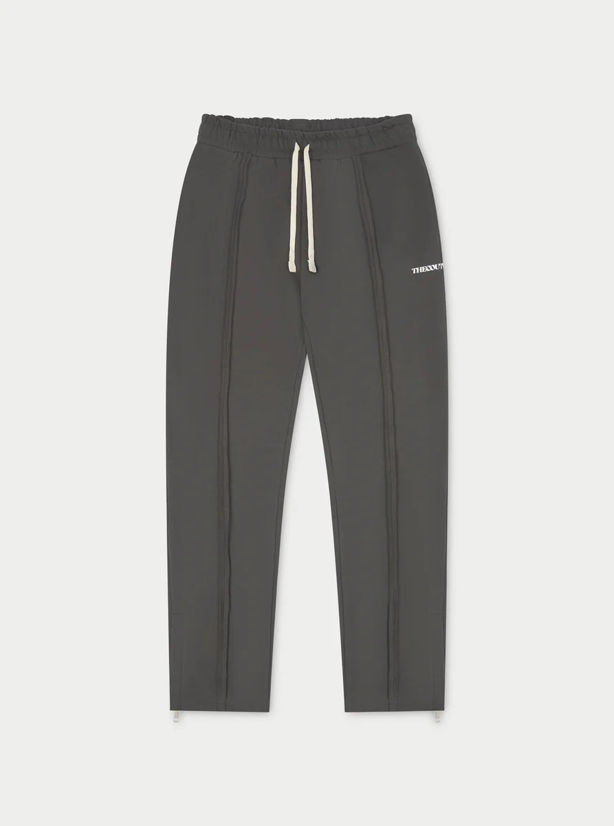 Charcoal Raw Seam Straight Leg Joggers | The Couture Club | The Couture Club