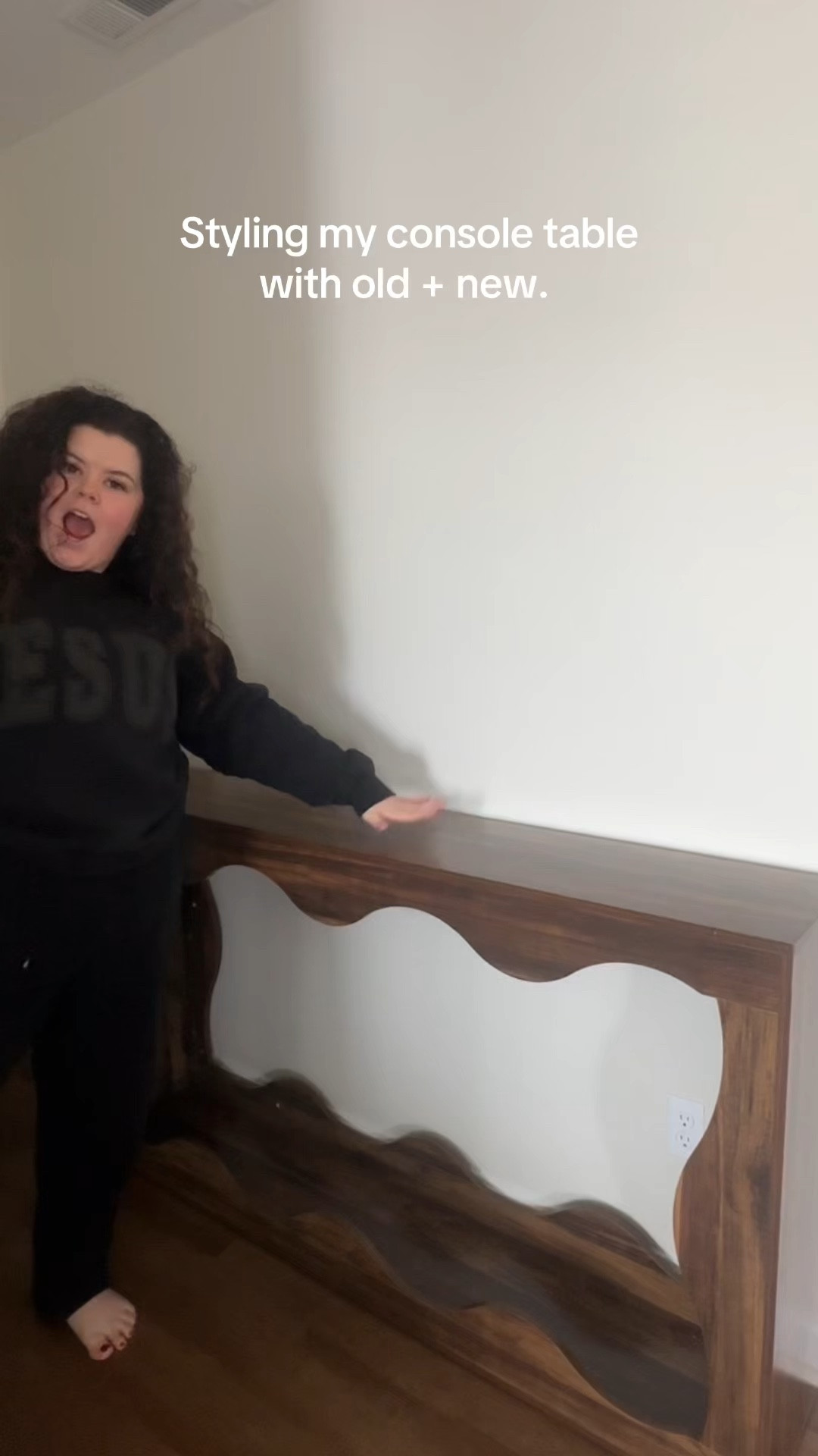 Table & print are Amazon. Everything else is thrifted  