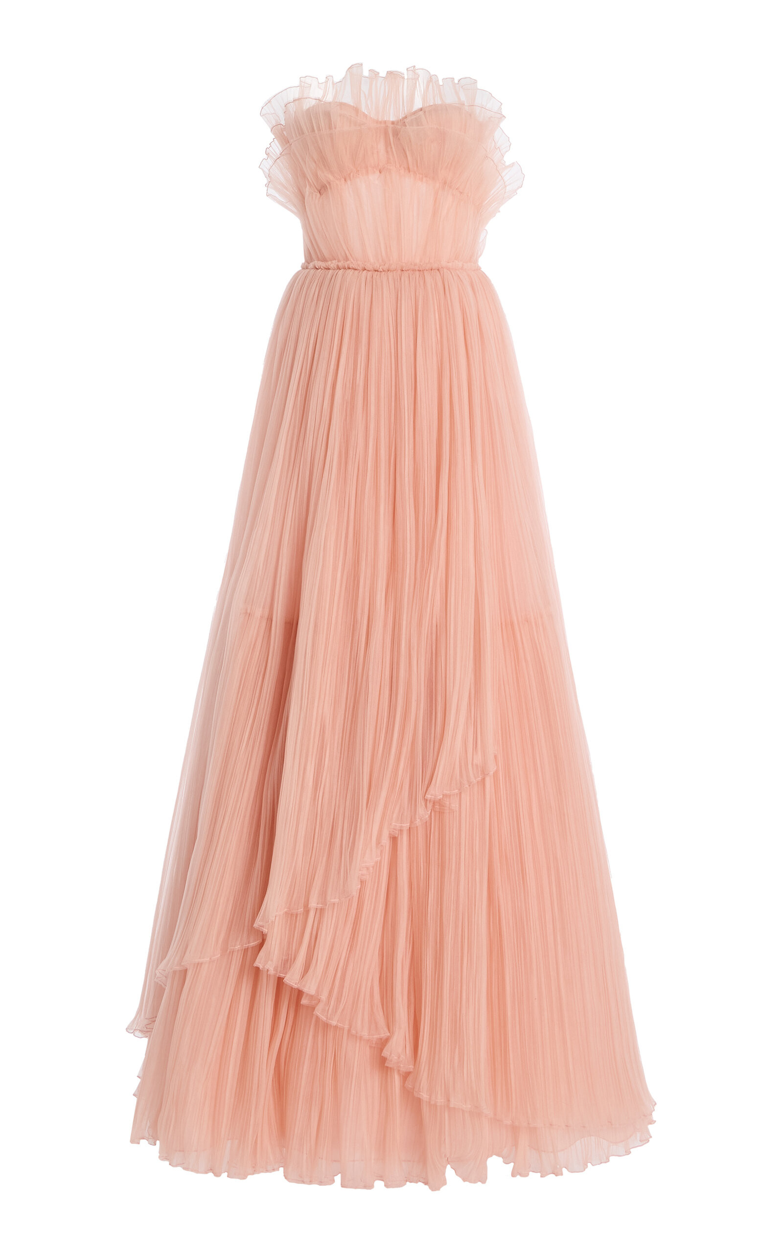 Marinel Plissé Tulle Gown | Moda Operandi (Global)