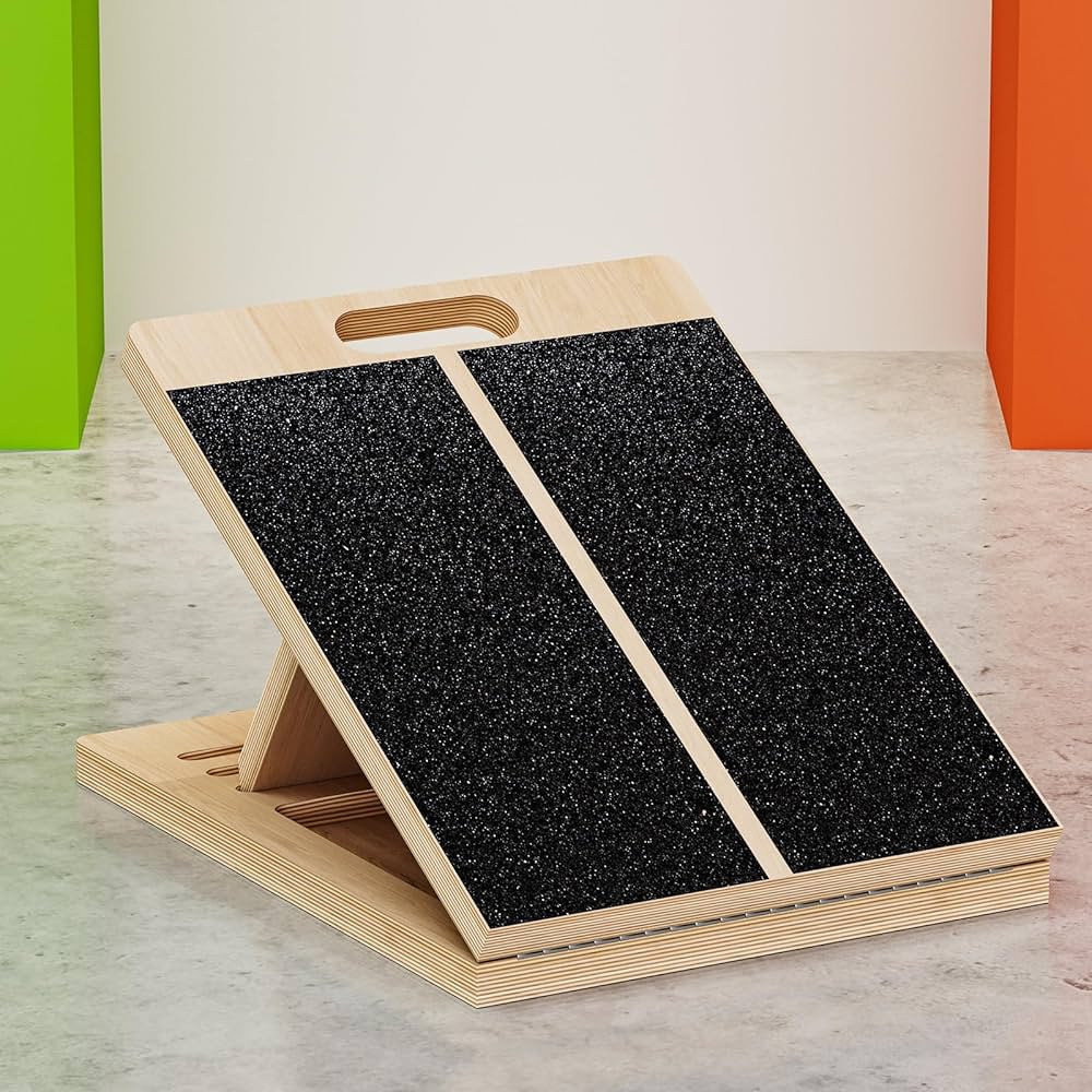TEMI Slant Board for Calf-Stretching - Wooden Incline Wedge Stretcher for Squats, Foot & Ankle Mo... | Amazon (US)