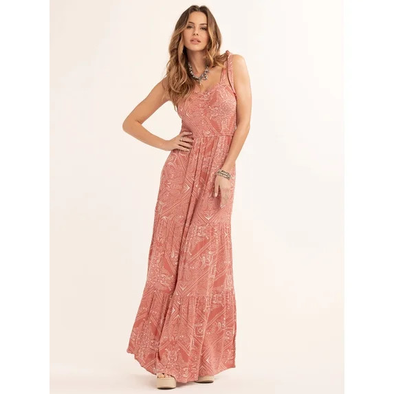 Jessica Simpson Women's Jolie Tiered Jumpsuit, Sizes XS-XXL | Walmart (US)
