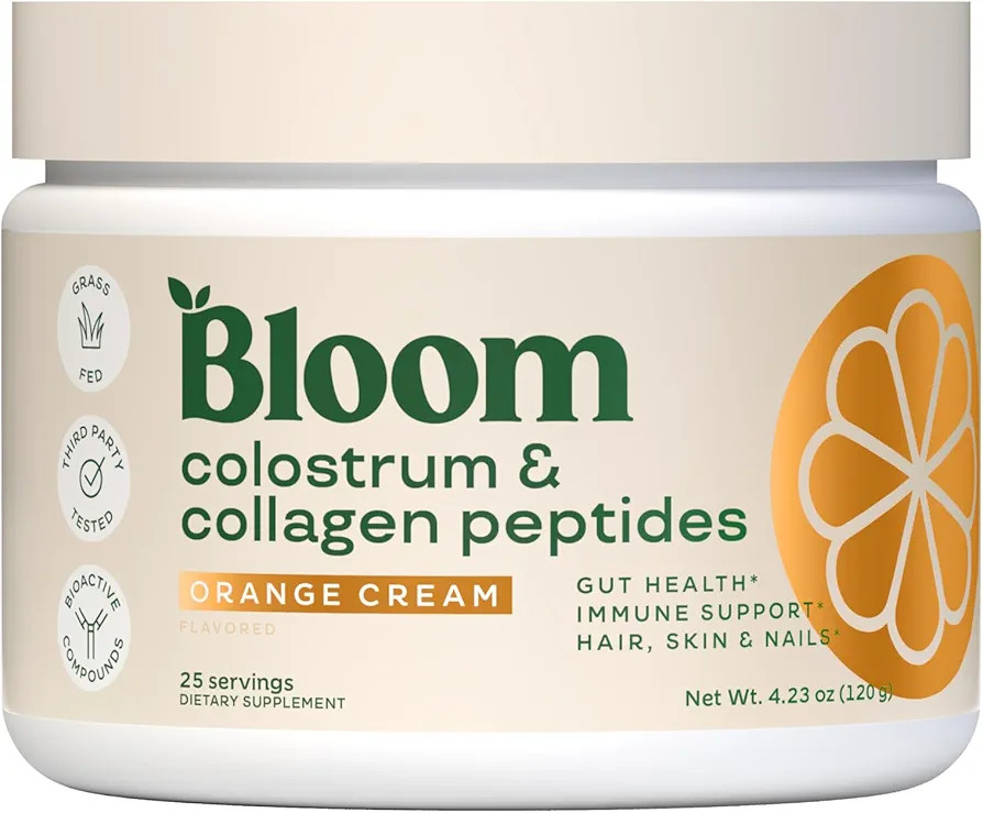 Bloom Nutrition Bovine Colostrum Powder for Gut Health, Immune Support, Hair Growth & Beauty Supp... | Amazon (US)