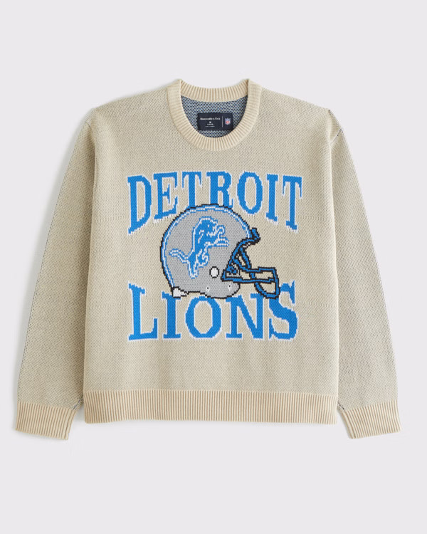 Detroit Lions Crew Sweater | Abercrombie & Fitch (US)
