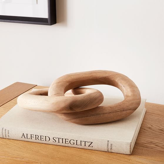 Wood Link Object, 2 Link, Natural | West Elm (US)