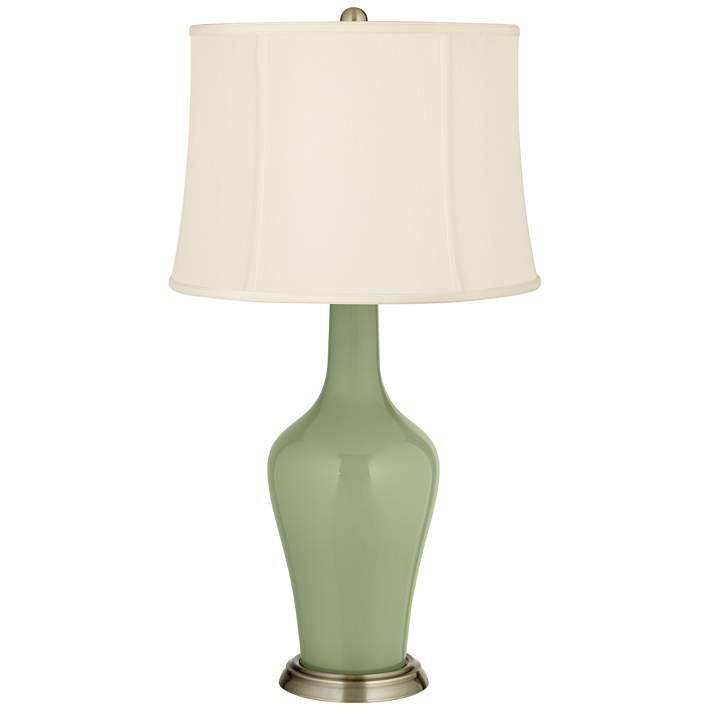 Majolica Green Anya Table Lamp | LampsPlus.com