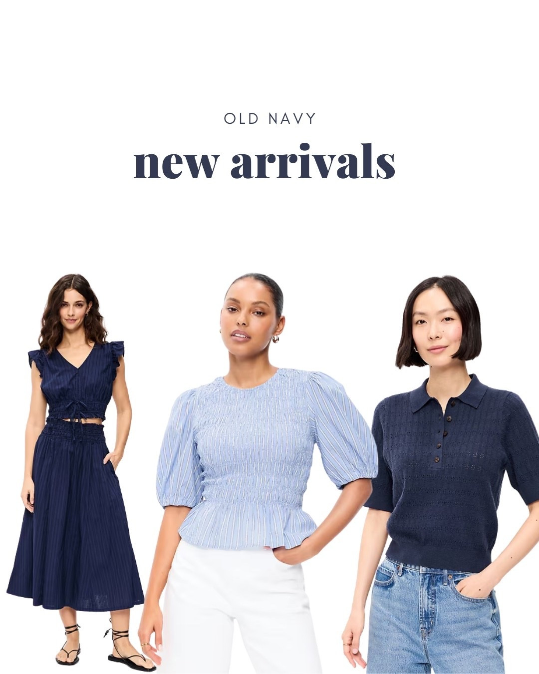 Old Navy New Arrivals - all 40% off!

Spring Outfit | Women’s Matching Set | Peplum Top | Collared Shirt | 

#LTKootd #LTKSaleAlert