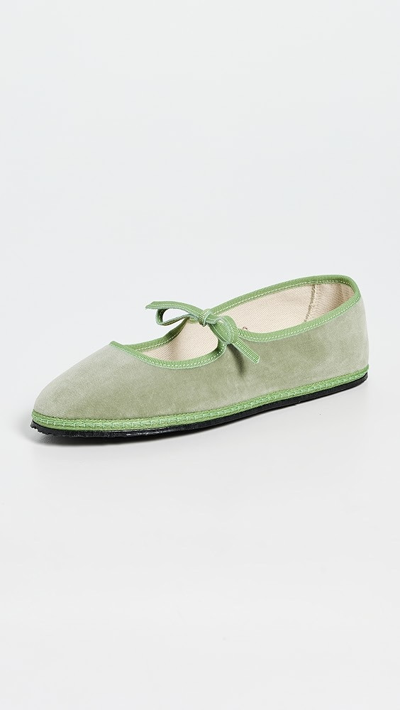 Mary Jane Velvet Brigitte Flats | Shopbop
