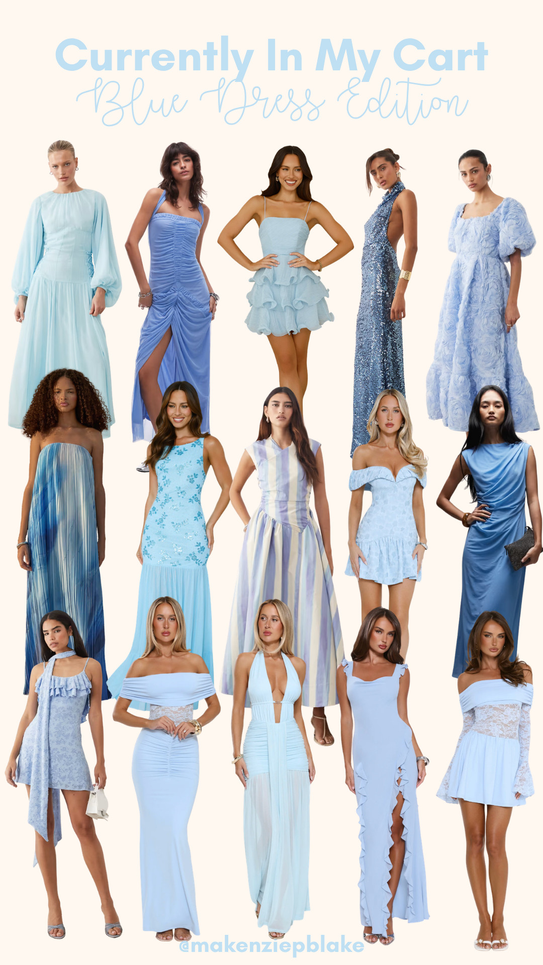 currently in my cart 💙 blue dress edition

rounding up all my favorite blue dresses right now — such a pretty pick for weddings, showers, vacations, and summer events.

mix of minis, midis, and maxis at different price points ✨ all linked here!

#bluedress #summerdressinspo #weddingguestdress #vacationoutfits #softblueaesthetic #ltkfinds #currentlyinmycart 💙 

 #LTKFestival #LTKootd #LTKWedding