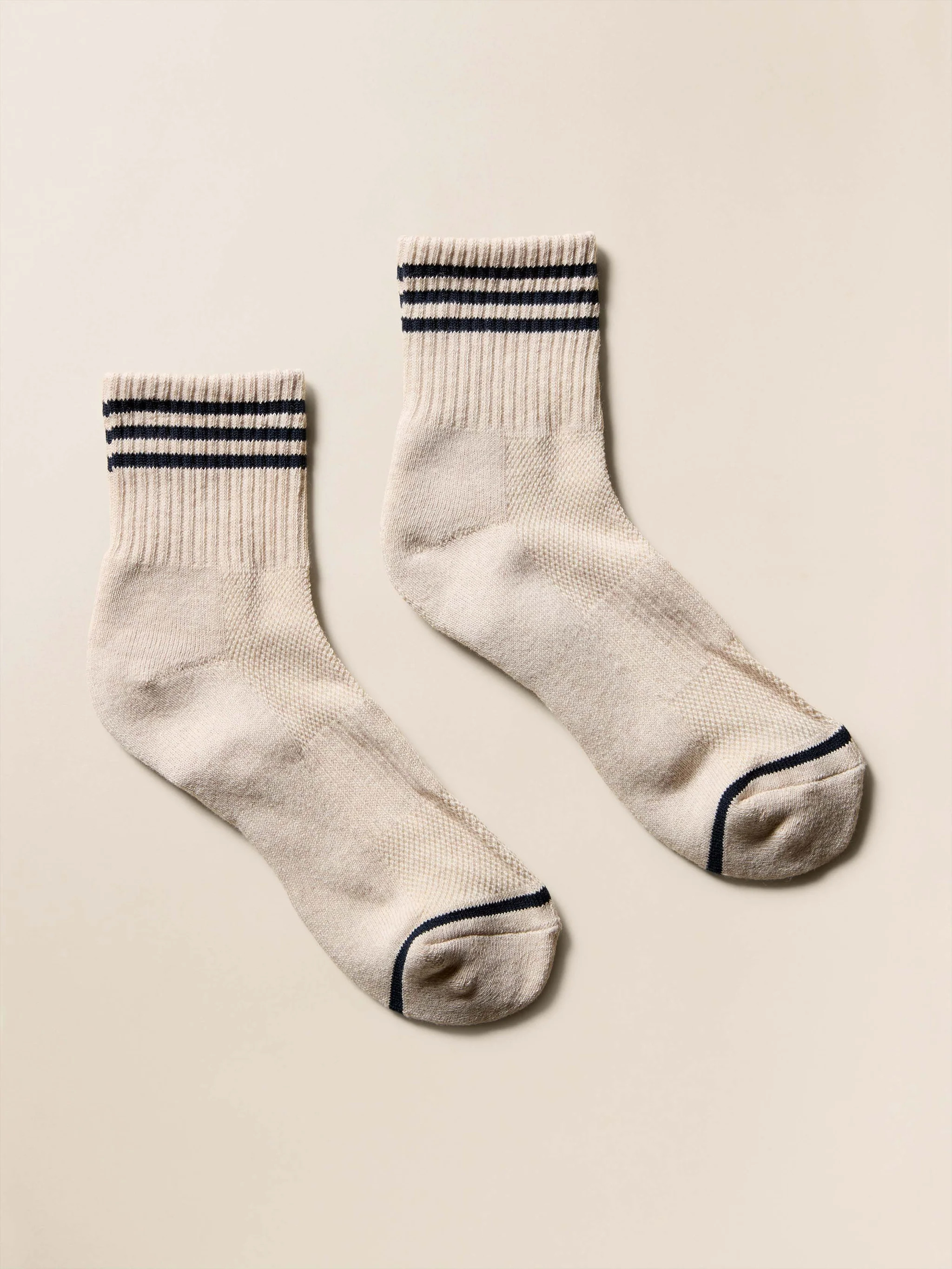 Le Bon Shoppe Girlfriend Sock - Oatmeal | Faherty