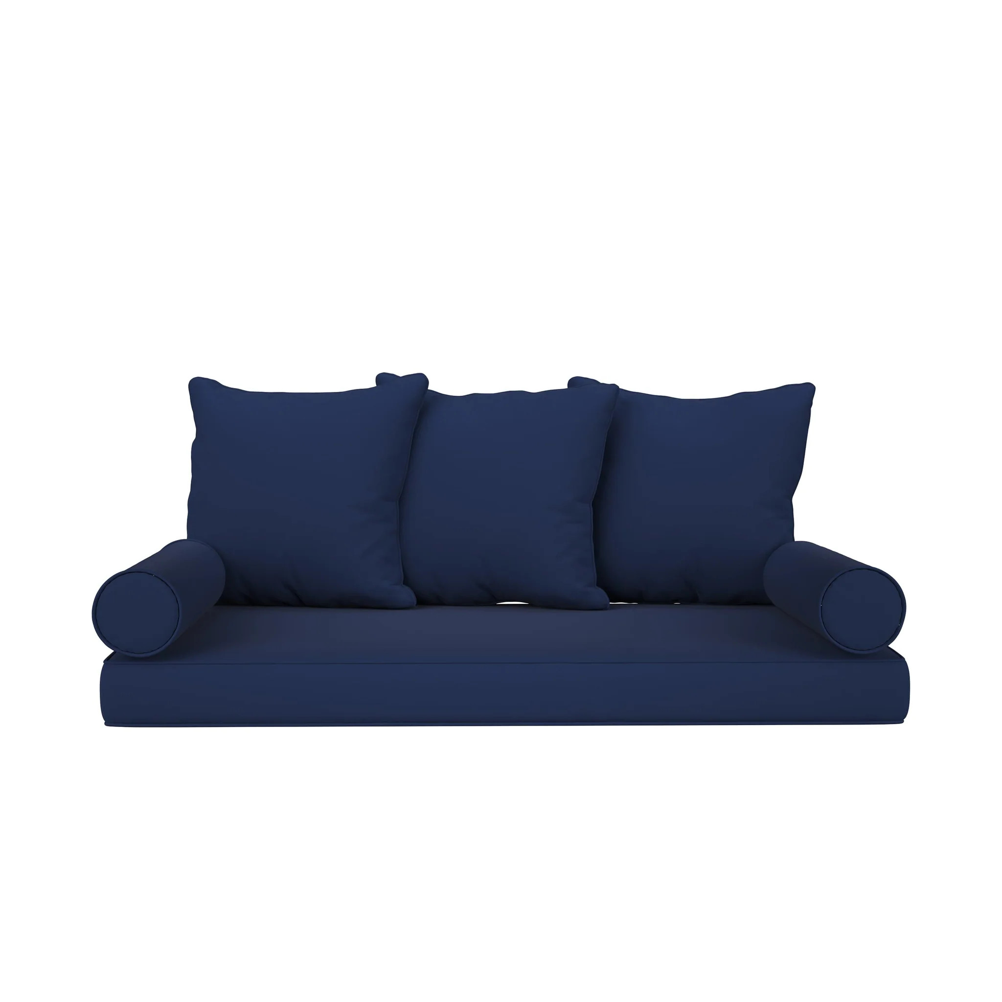 Cushion Perfect Sunbrella Swing Bed Mattress And Pillows, Style 1 | The Porch Swing Company