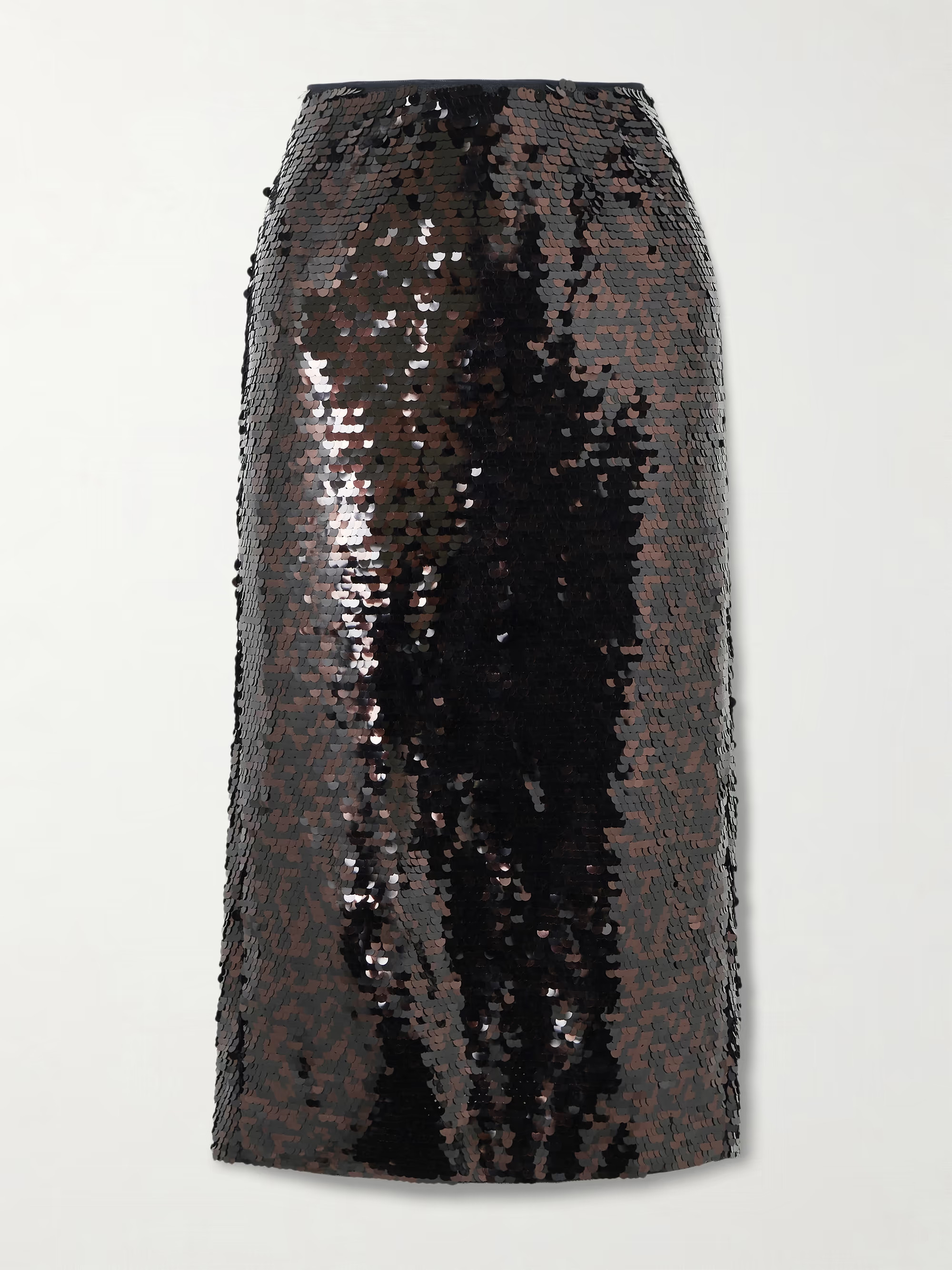 Ciara sequined mesh midi skirt | NET-A-PORTER (US)