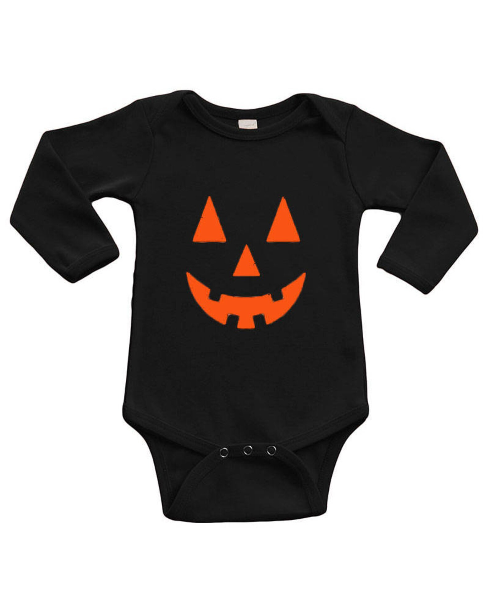 Halloween Jack O' Lantern Baby Bodysuit Long Sleeve Halloween Baby Bodysuit Gift, Toddler Long Sl... | Etsy (US)