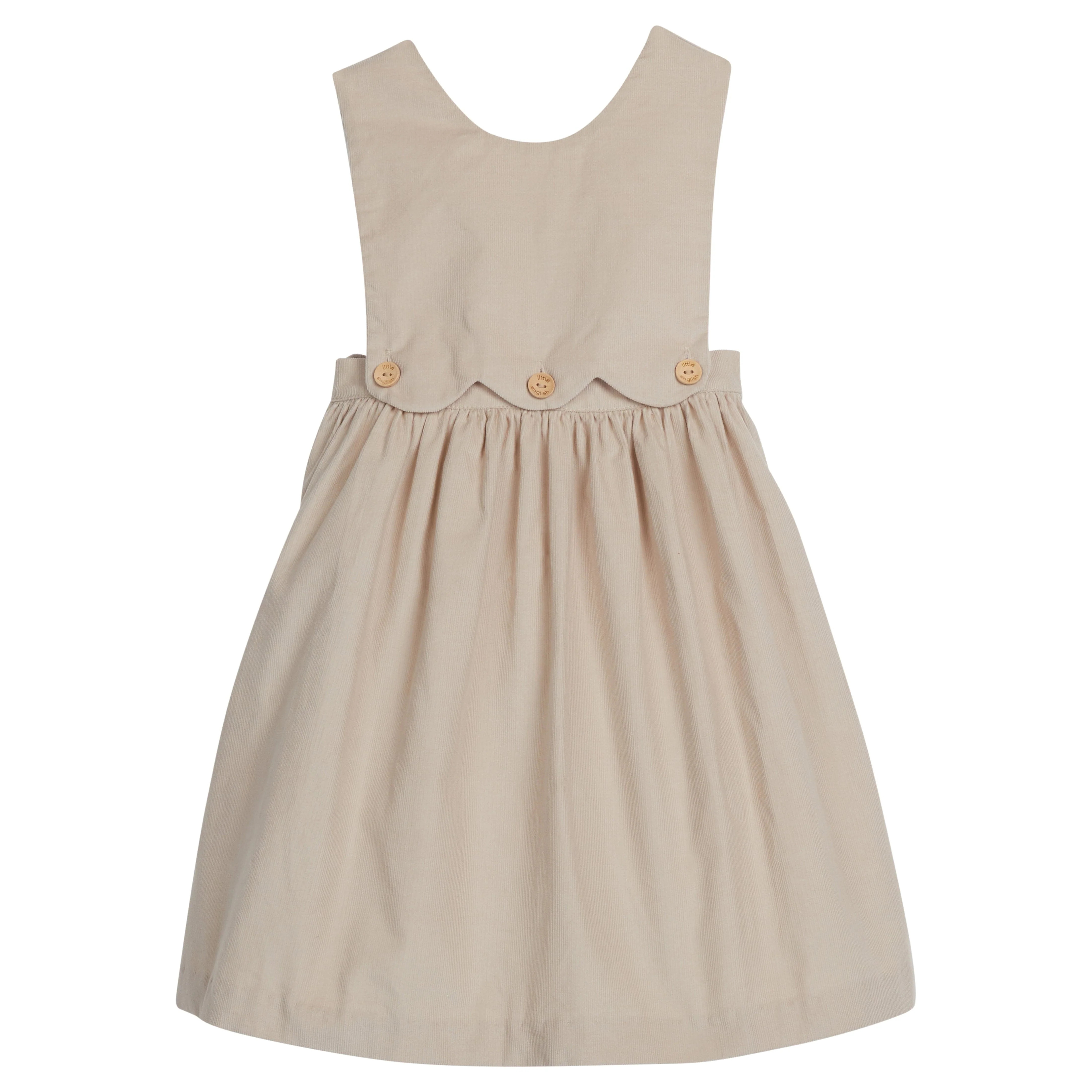 Button Panel Jumper- Stone Corduroy | Little English