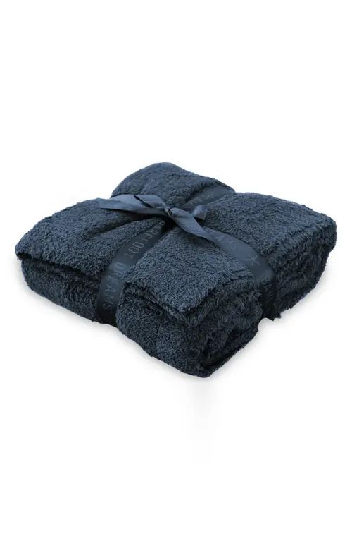 barefoot dreams CozyChic™ Throw Blanket in Indigo at Nordstrom | Nordstrom