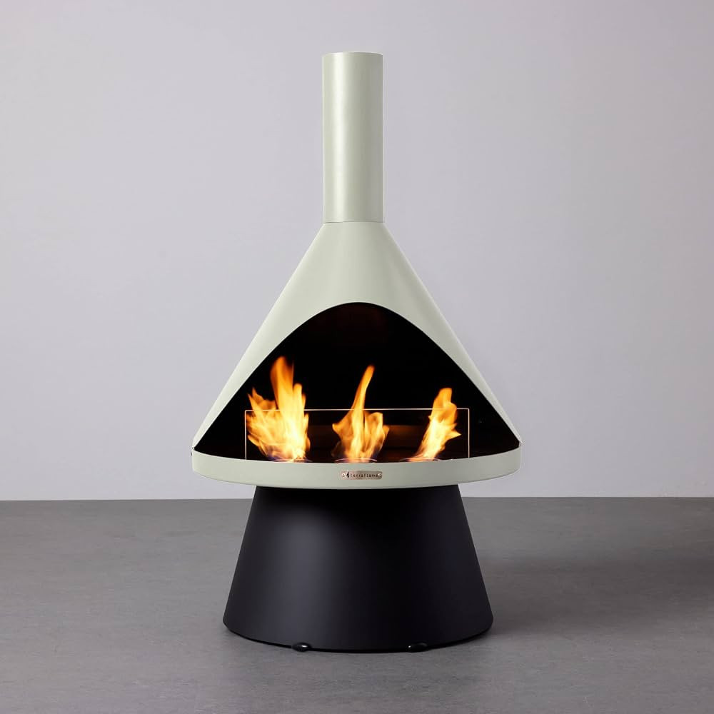 TerraFlame Lloyd Modern Gel Fuel Fireplace | Dove | Clean Burning and Smoke-Free | Portable and F... | Amazon (US)