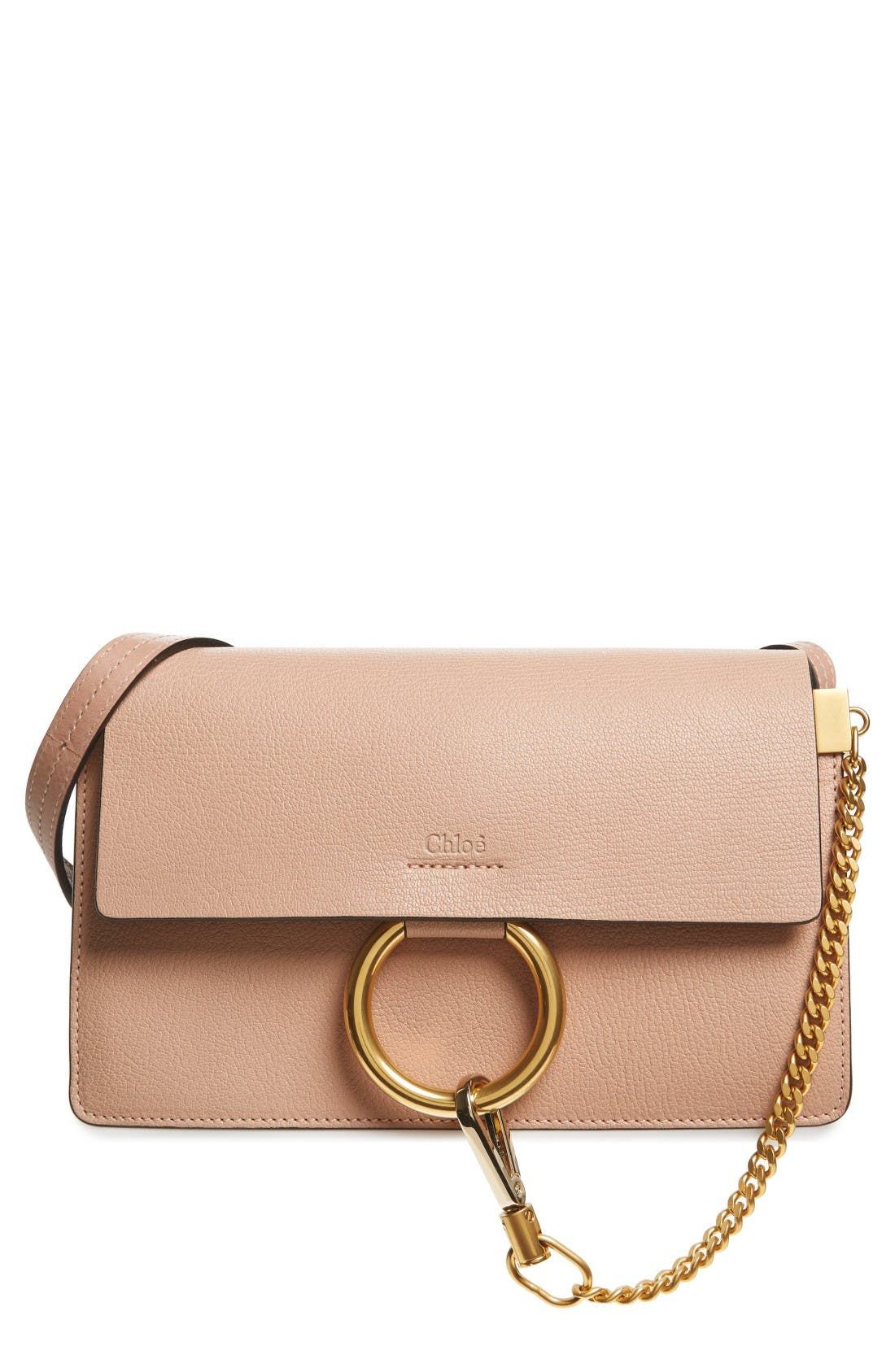 Small Faye Goatskin Leather Crossbody Bag | Nordstrom