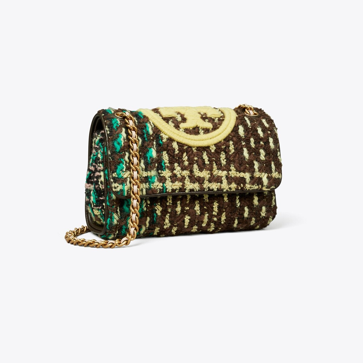 SMALL FLEMING SOFT TWEED CONVERTIBLE SHOULDER BAG | Tory Burch (US)