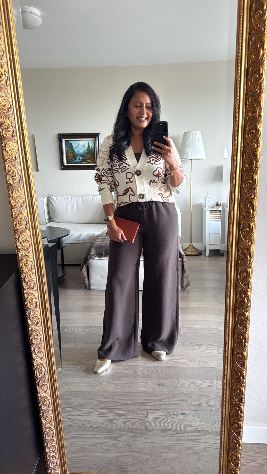Pre-Fall Cardigan Styling in Farm Rio and @Aritzia  🍂🤎

#LTKootd #LTKgrwm #LTKPetite