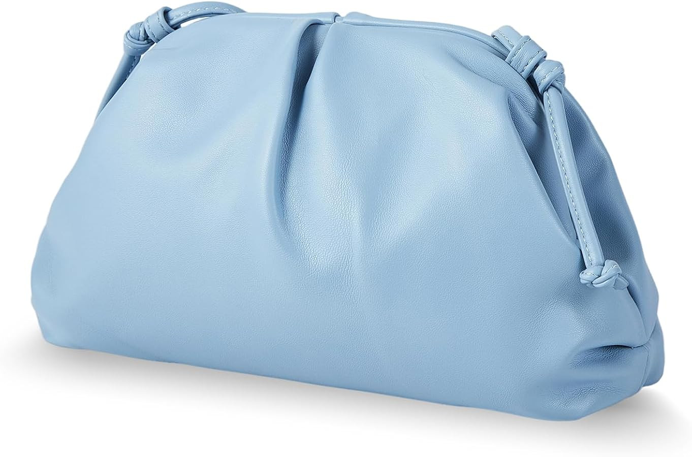 Huralona Dressy Pleated Vegan Leather Clutch Purse Super Soft Cloud Dumpling Clutch Bag for Women... | Amazon (US)