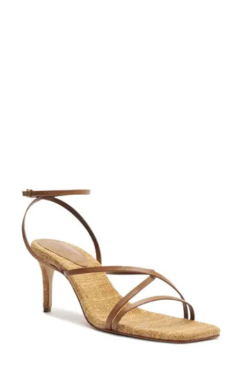 Schutz Bari Ankle Strap Sandal in Caramel Coffee at Nordstrom Rack, Size 10.5 | Nordstrom Rack