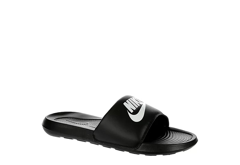 Nike Mens Victori One Slide Sandal - Black | Rack Room Shoes