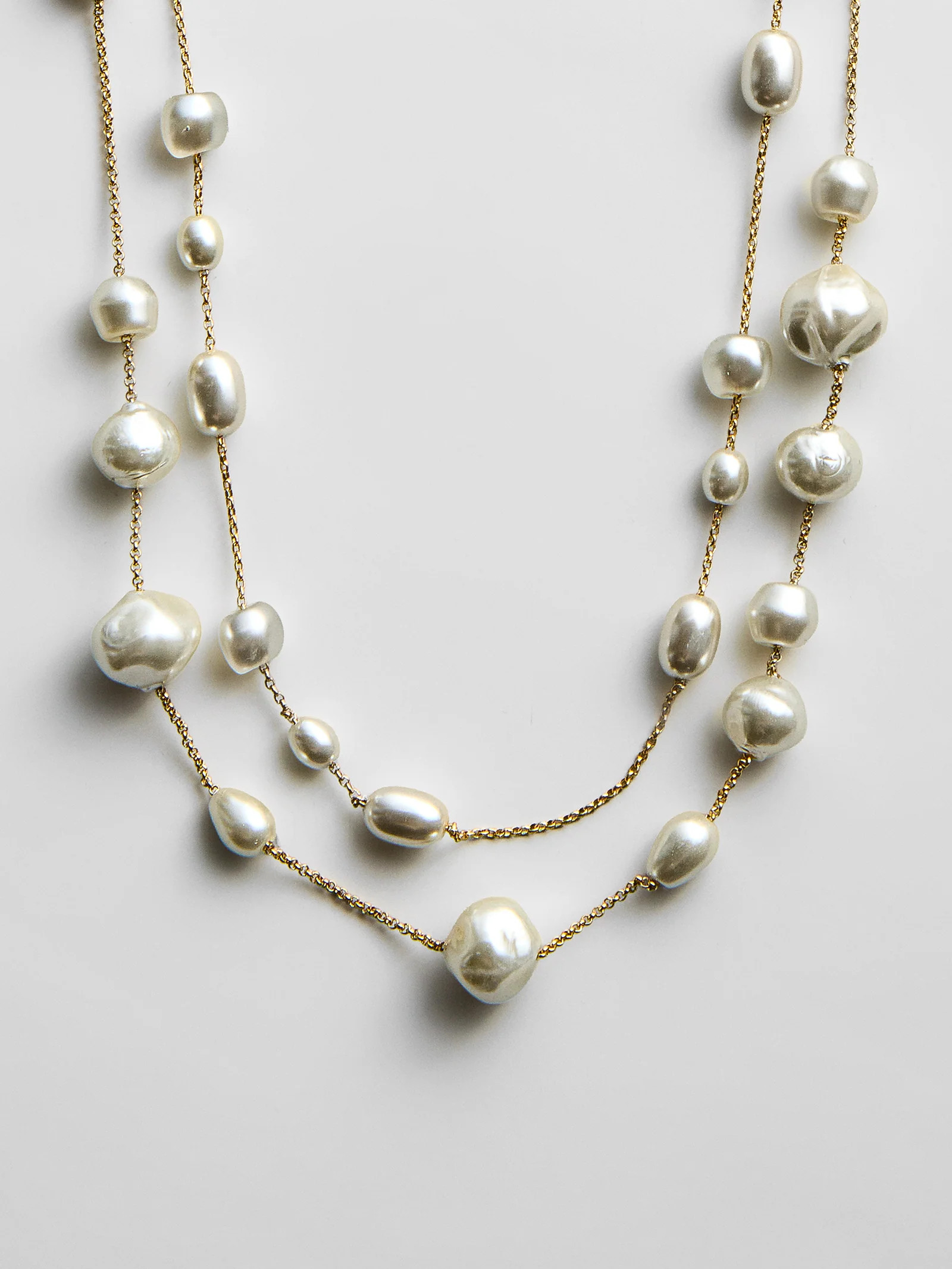 Blair Layered Pearl Necklace - Blair Layered Pearl Necklace | BaubleBar