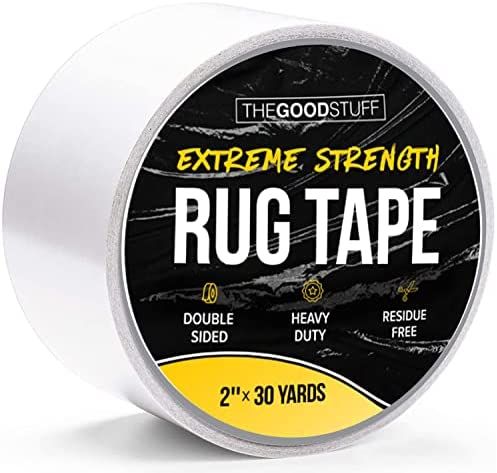 Heavy Duty Double Sided Rug Tape [2"x30yd] Rug Gripper for Hardwood Floors, Vinyl, Area Rugs, Til... | Amazon (US)