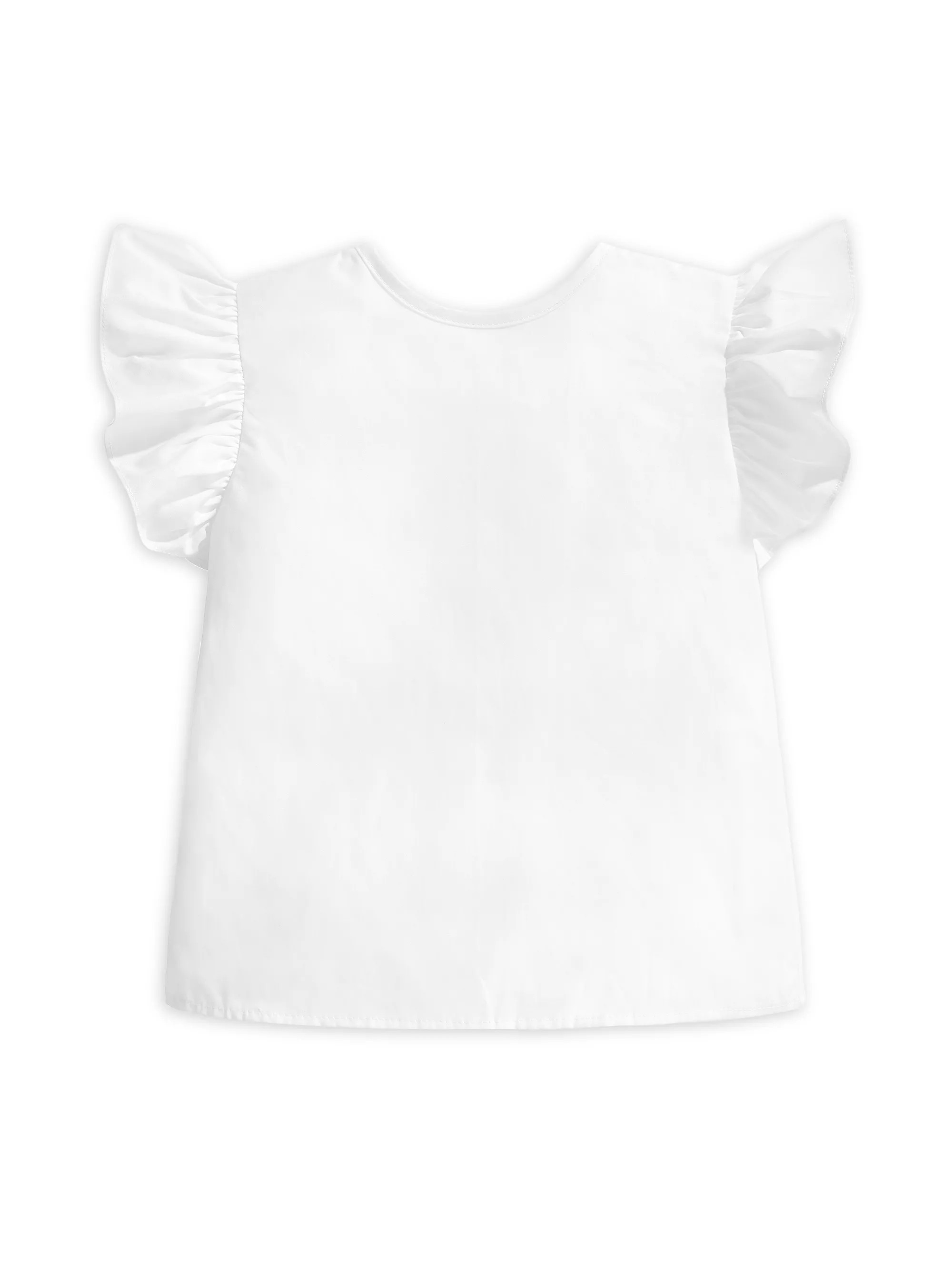 Little Girl's & Girl's Back-Bow Cotton Blouse | Saks Fifth Avenue