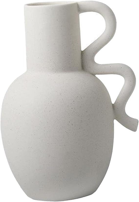 Colcolo Minimalism Ceramic Vase Porcelain Vases Decorative Vases Flower Arrangement Vases for Gar... | Amazon (US)